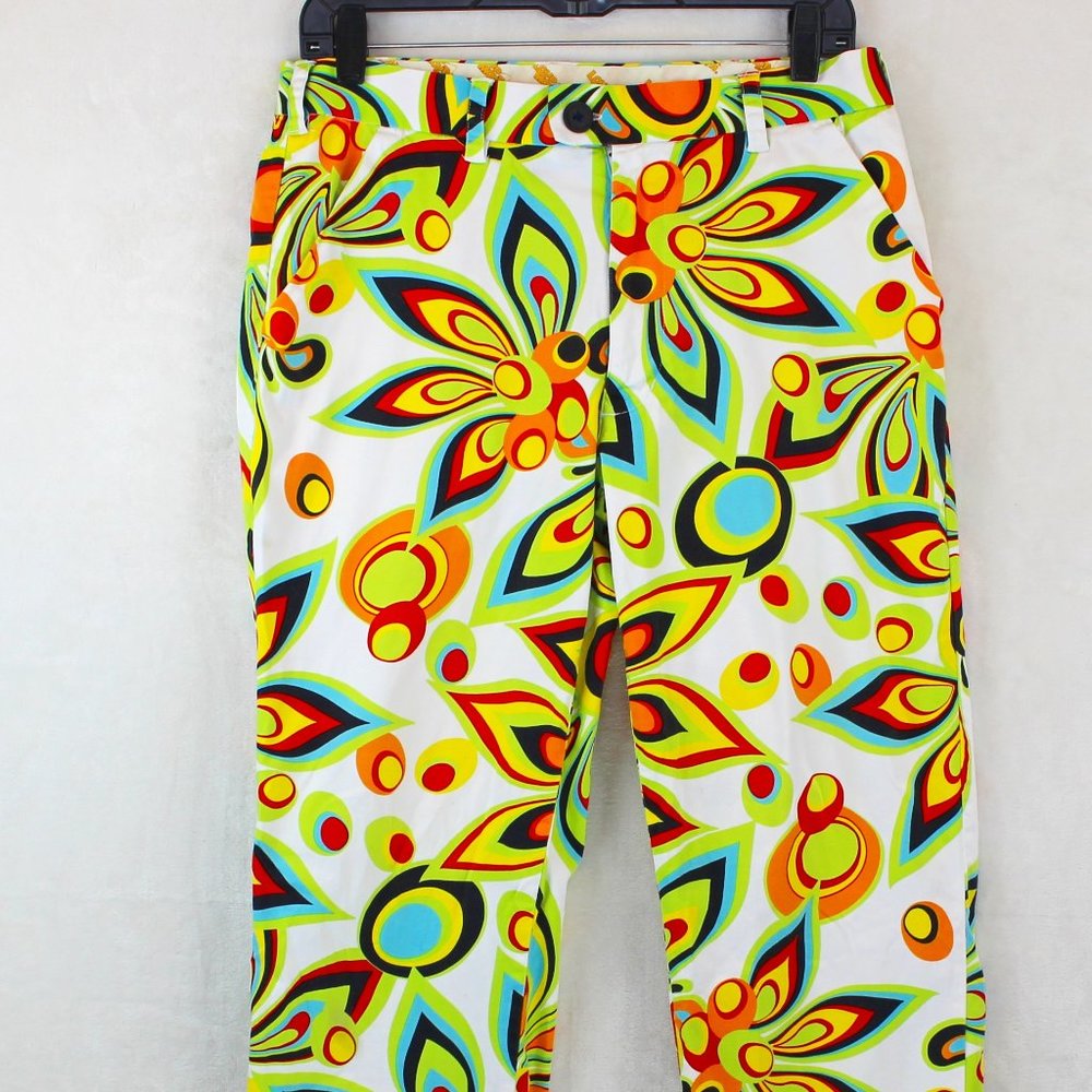 Loudmouth Golf Psychedelic Pants (32 W x 31 L)